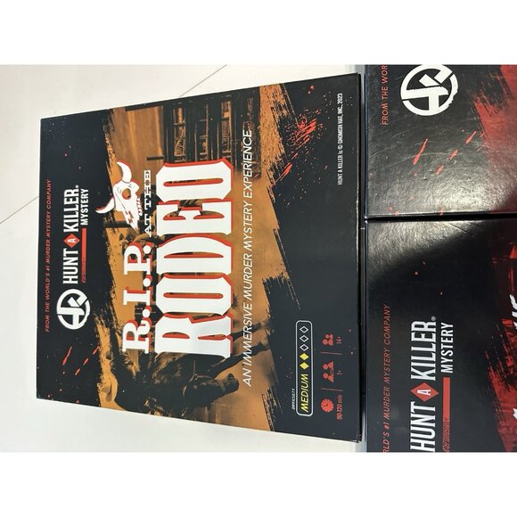 3 COMPLETE Hunt A Killer Murder Mystery Games Boardwalk DiveBar Rodeo Date Night - Picture 4 of 4